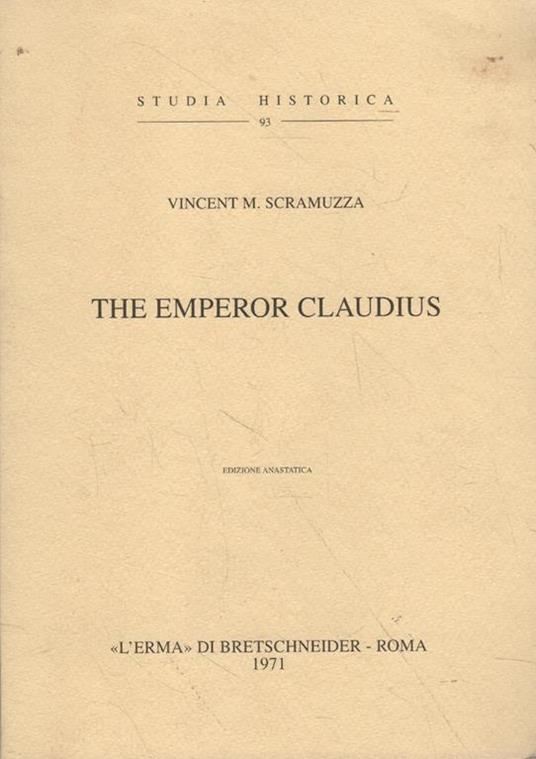 The Emperor Claudius (1940) - V. M. Scramuzza - copertina