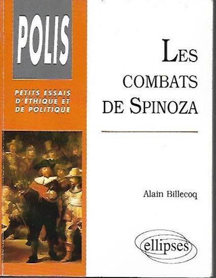 Les combats de Spinoza - Alain Billecoq - copertina