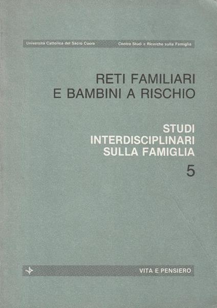 Reti familiari e bambini a rischi - copertina