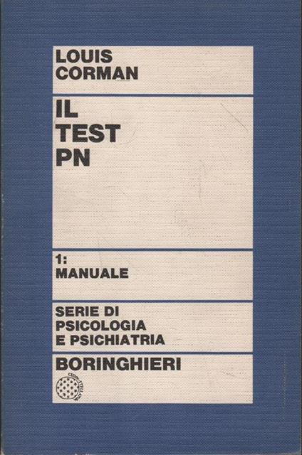 Il Test PN. 1: Manuale - Louis Corman - copertina