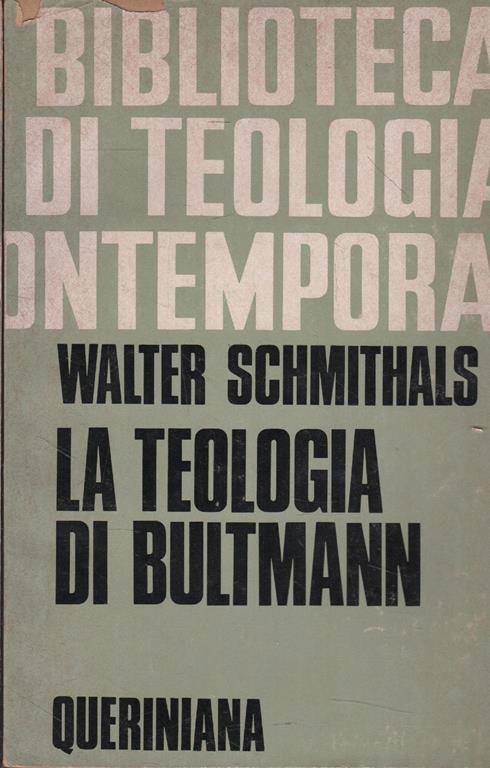 La teologia di Bultmann - copertina