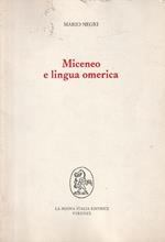 Miceneo e lingua omerica