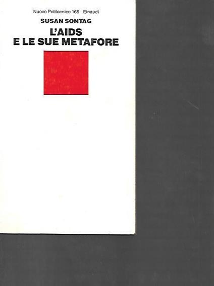 L' Aids E Le Sue Metafore - Susan Sontag - copertina