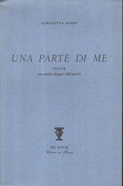 Una parte di me - Simonetta Bardi - copertina
