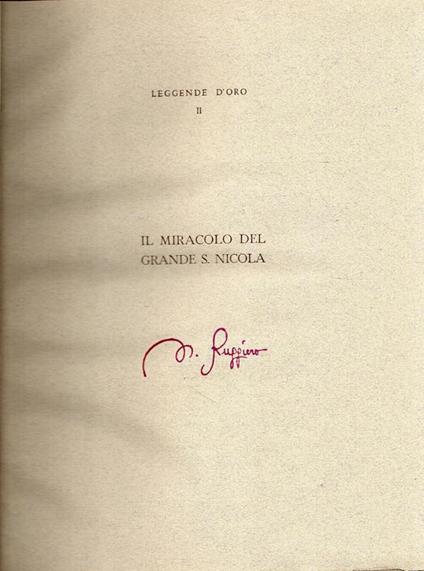 Il miracolo del grande S.nicola. Tavole e disegni di P.A. Gariazzo - Anatole France - copertina