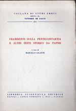Frammenti sulla Pentecontaetia e altri testi storici da Parigi