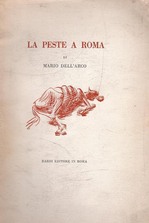 La Peste a Roma - Mario Dell'Arco - copertina