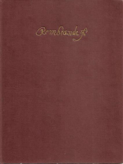 Rembrant. Opera grafica - copertina