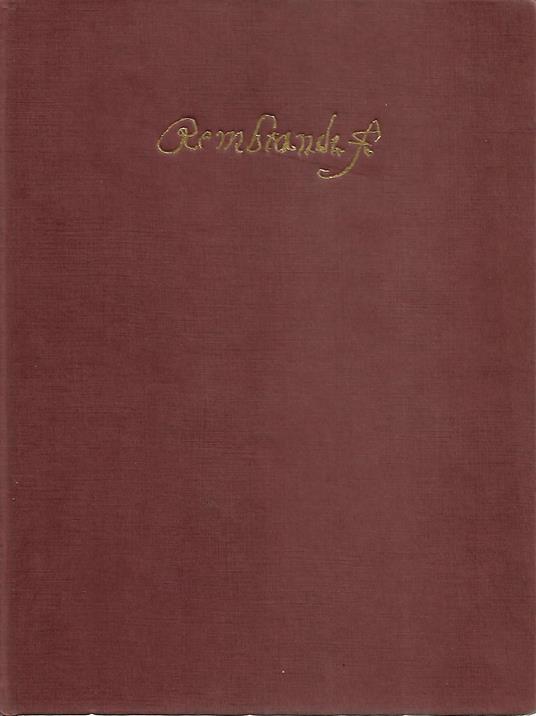 Rembrant. Opera grafica - copertina