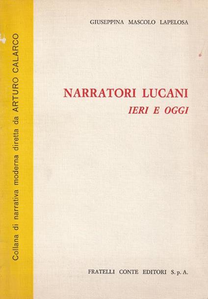 Narratori lucani ieri e oggi - copertina