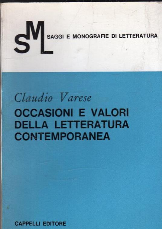Autografato! Occasioni e valori della letteratura contemporanea - Claudio Varese - copertina