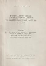 Dittongamento senese e dittongamento aretino nei dialetti dell'Italia mediana (in epoca antica)