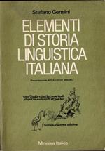 Elementi di storia linguistica italiana