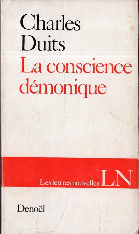 La conscience démonique - Charles Duits - copertina