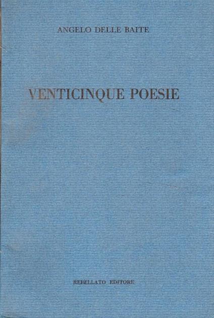 Venticinque poesie - copertina