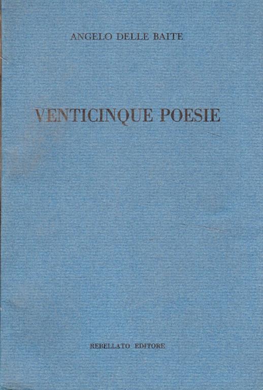 Venticinque poesie - copertina