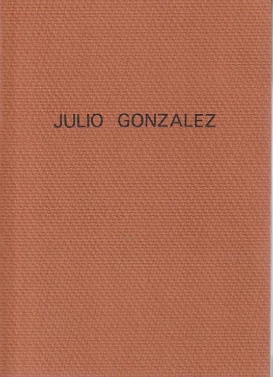 Julio Gonzales Paysages - J. Gilbert - copertina