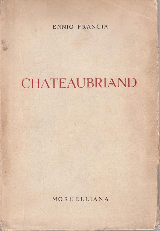 Chateaubriand - Ennio Francia - copertina
