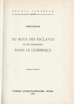 Du role des esclaves et des affranchis dans le commerce