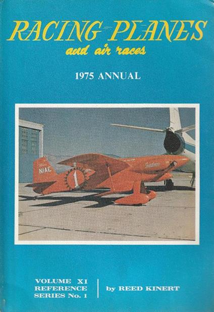 Racing Planes: 1975 Annual - copertina