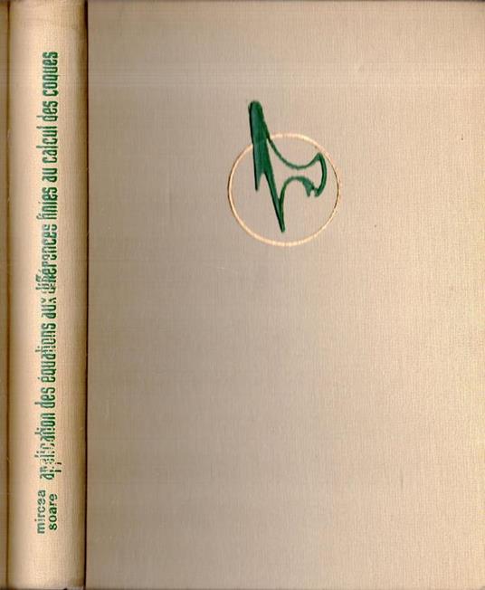 Application des équations aux différences finies au calcul des coques - copertina