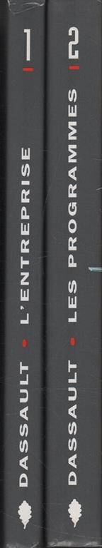 Dassault tome 1 et 2 Les Programmes. L'entreprise. 50 ANS D AVENTURES AERONAUTIQUES 1945 - 1995