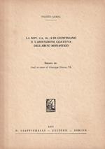 La Nov. 134, 10 12 di Giustiniano e l'assunzione coattiva del'ambito monastico
