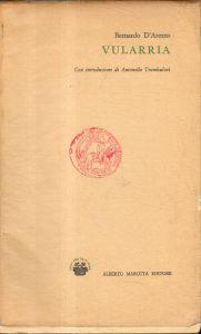 Vularria. D'Arezzo . Poesie - copertina