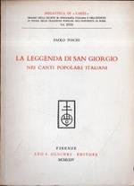 La leggernda di San Giorgio. Nei canti popolari italiani