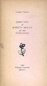 Quattro lettere di Roberto Bracco su mio Novecento - Luciano Nicastro - copertina