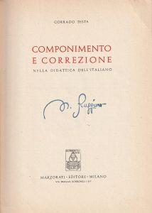 Componimento e correzione nella didattica dell'italiano - C. Testa - copertina
