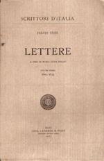 Lettere. Volume primo (1609 - 1633). Fulvio Testi. Laterza (1967)