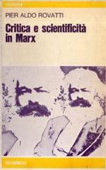 Critica e scientificità in Marx