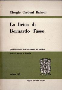 La lirica di Bernardo Tasso - copertina