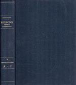 Lexicon totius latinitatis. . Egidio Forcellini. Tomo V. Forni editore (1965)