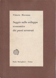 Saggio sullo sviluppo economico dei paesi arretrati - copertina