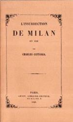 L' insurrection de Milan en 1848