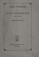 Canti popolari del Basso Monferrato