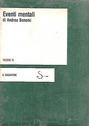 Eventi mentali - Andrea Bonomi - copertina