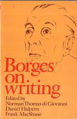 Borges on writing - copertina