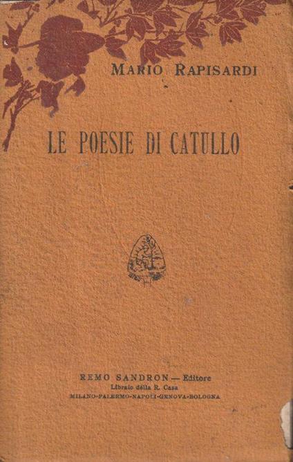 Le poesie di Catullo - copertina