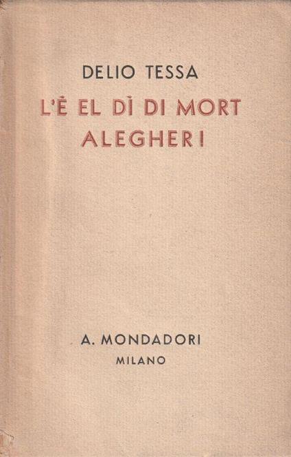 1° edizione! L'è el dì di mort alegheri - copertina