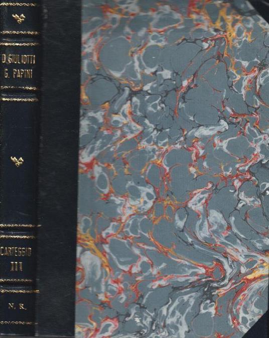 Carteggio - III - 1940-1955 - copertina