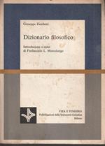 1° Edizione ! Dizionario filosofico