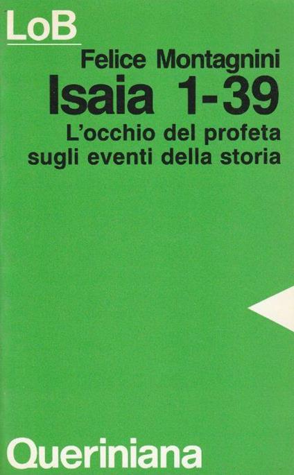 Isaia 1-39 L'occhio del profeta sugli eventi della storia - copertina