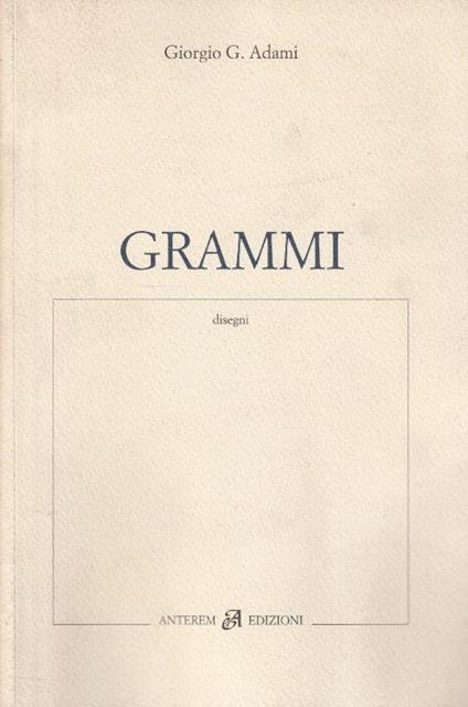 Grammi: disegni - copertina