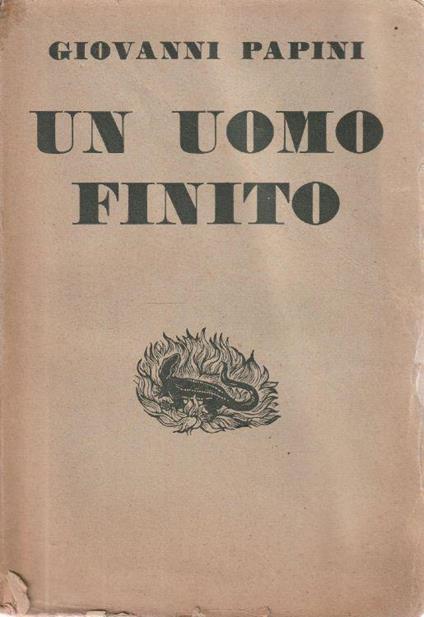 Un uomo finito - copertina