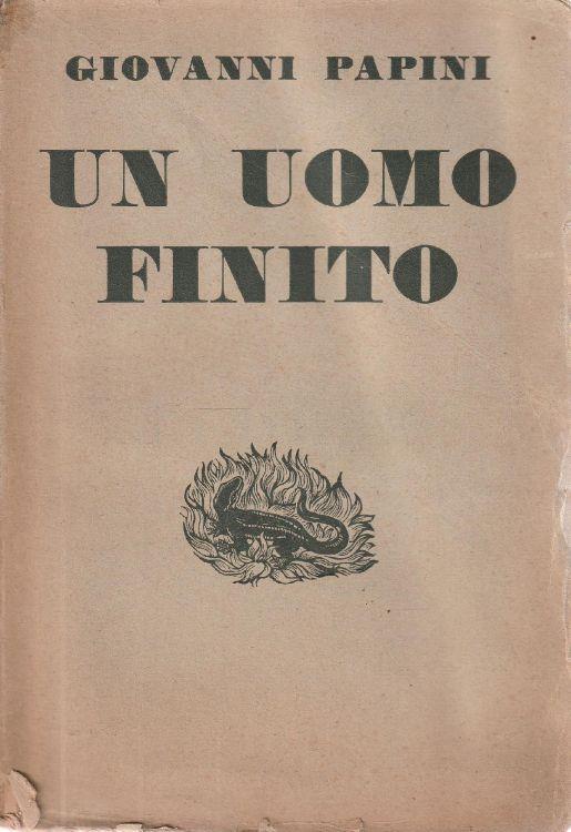 Un uomo finito - copertina
