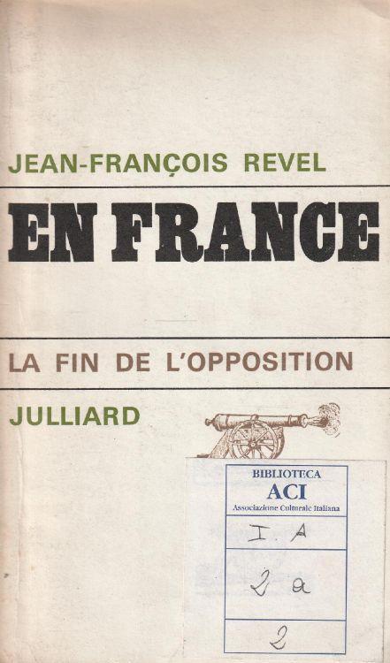 Autografato! En france. La fin de l'opposition - copertina