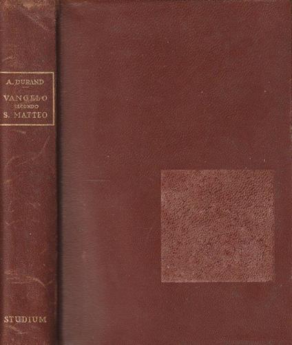 Vangelo secondo San Matteo - copertina